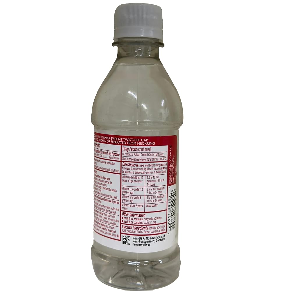 Swan Magnesium Citrate Oral Laxative Solution Cherry Flavor - 2 x 10 Fl Oz - image 2