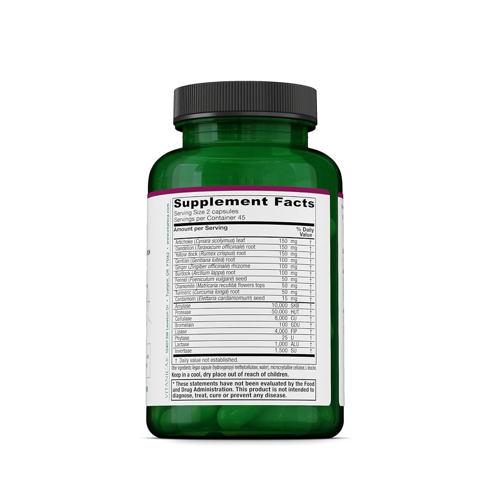 Vitanica Bitters Extra, with Plant-Based Enzymes, Vegan - image 5