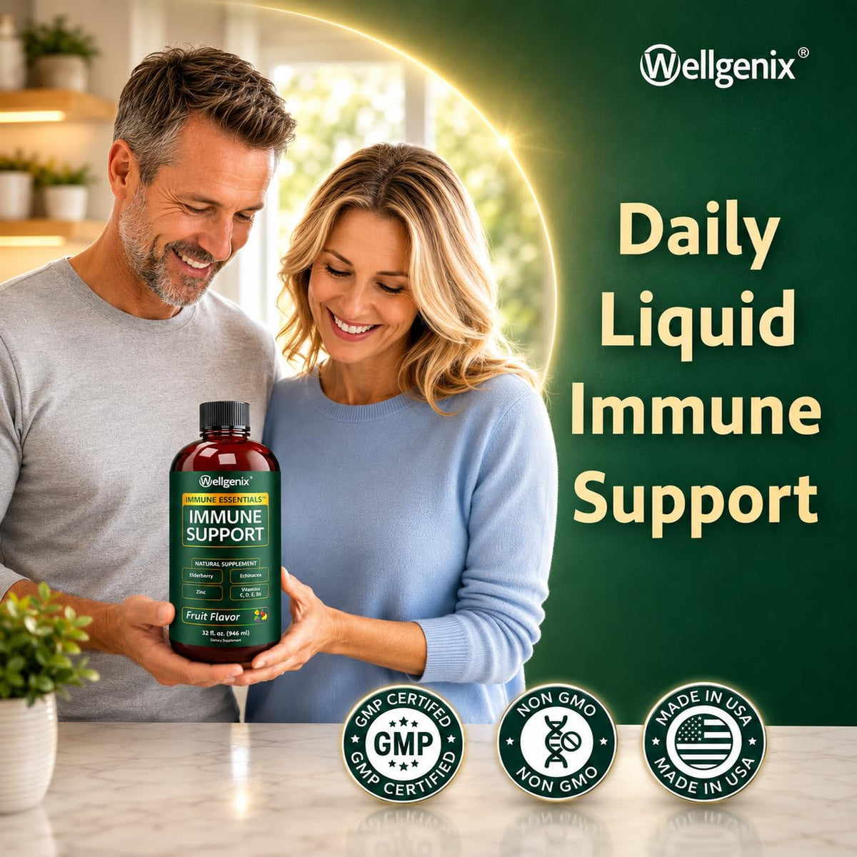 Wellgenix Immune Essentials Immune Support Liquid - 32 Fl Oz - image 6