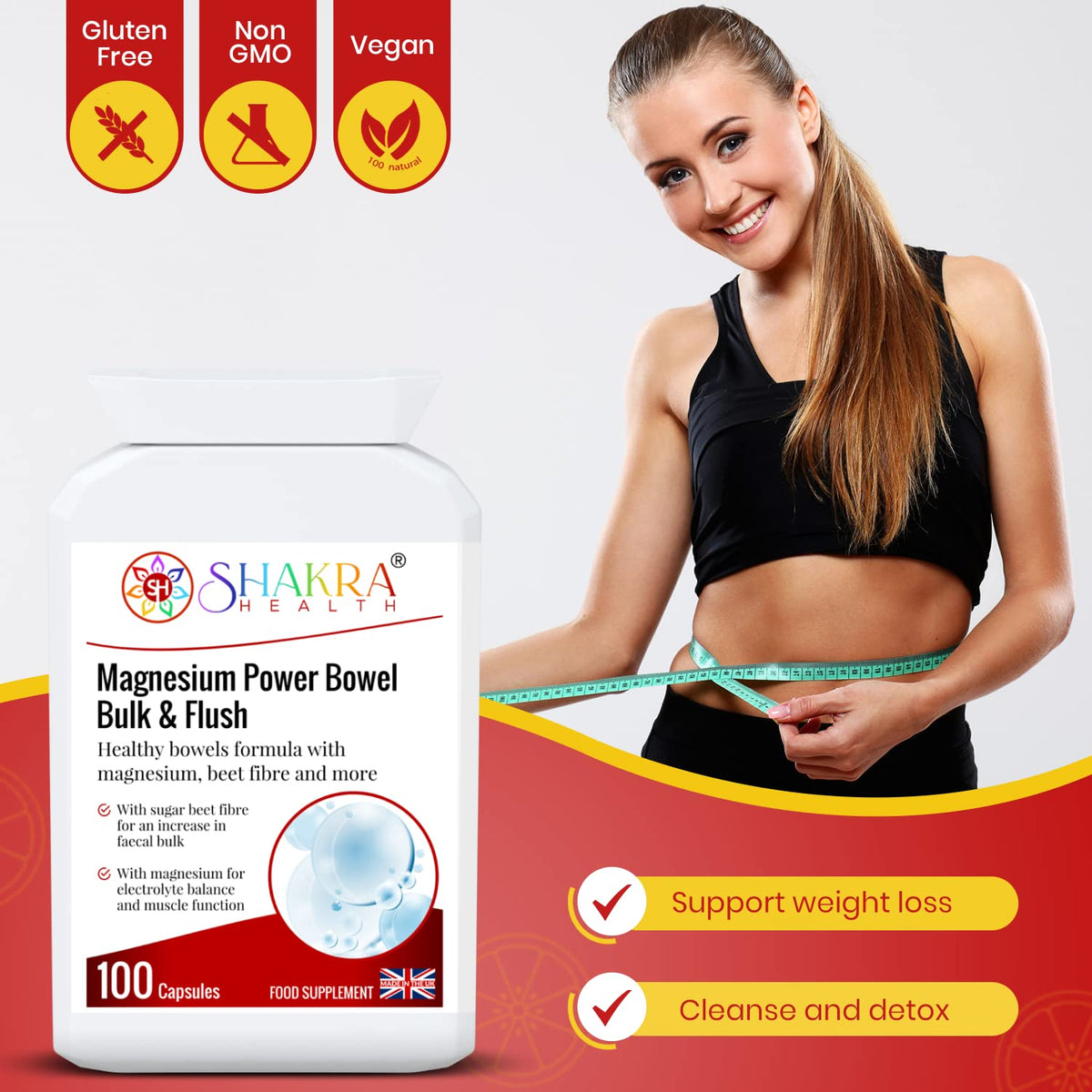 SH SHAKRA HEALTH Shakra Health Magnesium Power Bulk & Flush - 1 Count - image 3