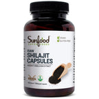 Sunfood Superfoods Raw Shilajit Capsules - 90 Capsules