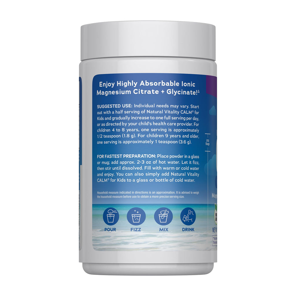 Natural Vitality Calm Magnesium Powder Mixed Berry - 16 oz - image 3