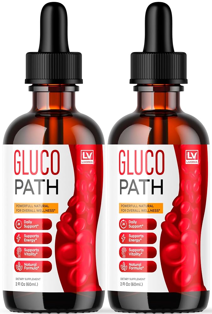 LIVORKA Glucopath Drops Liquid Supplement - 2 x 2 Fl Oz