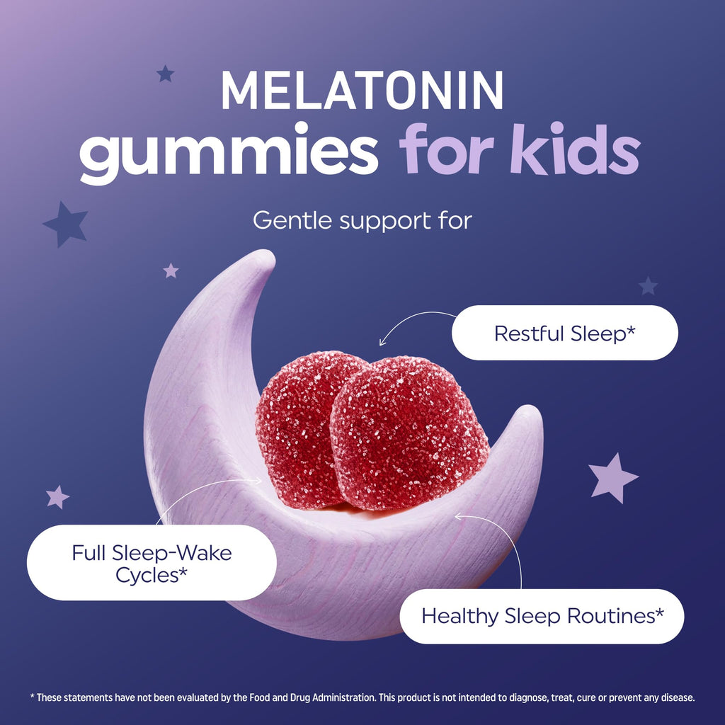 MAV NUTRITION Kids Melatonin Gummies Sleep Support 1 mg - 60 Gummies - image 2