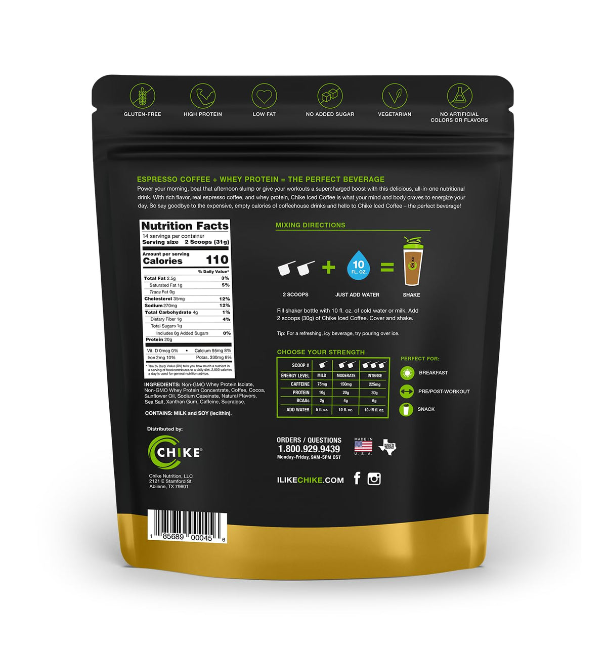 Chike High Protein Iced Coffee, 14 Servings