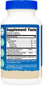 Nutricost Fiber Capsules - CCOF Certified Supplement