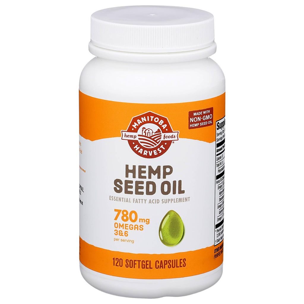 Manitoba Harvest Hemp Seed Oil Softgels - 120 Count