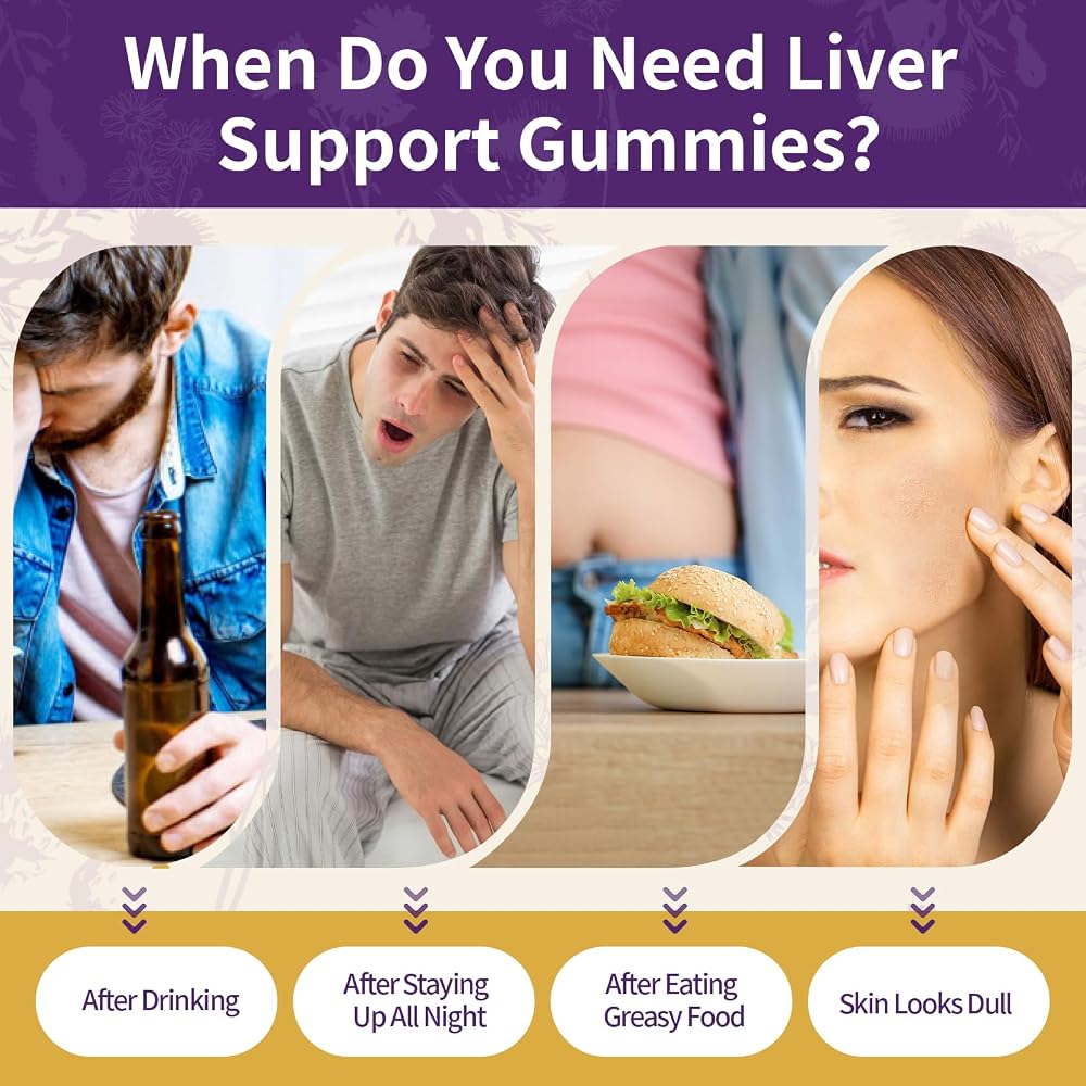 esverco Milk Thistle Gummies with 2000MG Extract