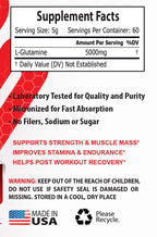 Healthy Supplements LLC L-Glutamine Powder 5000mg - 300g - image 2