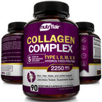NutriFlair Multi Collagen Peptides 2250mg - 90 Capsules - image 3