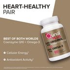 Qunol Plus Ubiquinol CoQ10 100mg with Omega-3 - 90 Softgels - image 6