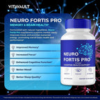 Vitavault Neuro Fortis Pro Brain Supplement - 300 Capsules - image 4