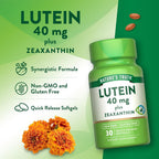 Nature's Truth Lutein and Zeaxanthin Supplement 40mg - 30 Softgels - image 5
