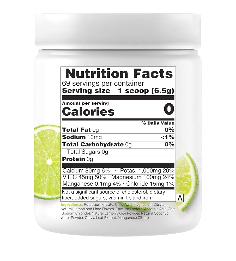 DEAL SUPPLEMENT Electrolytes Powder Lemon Lime - 69 Servings - image 7