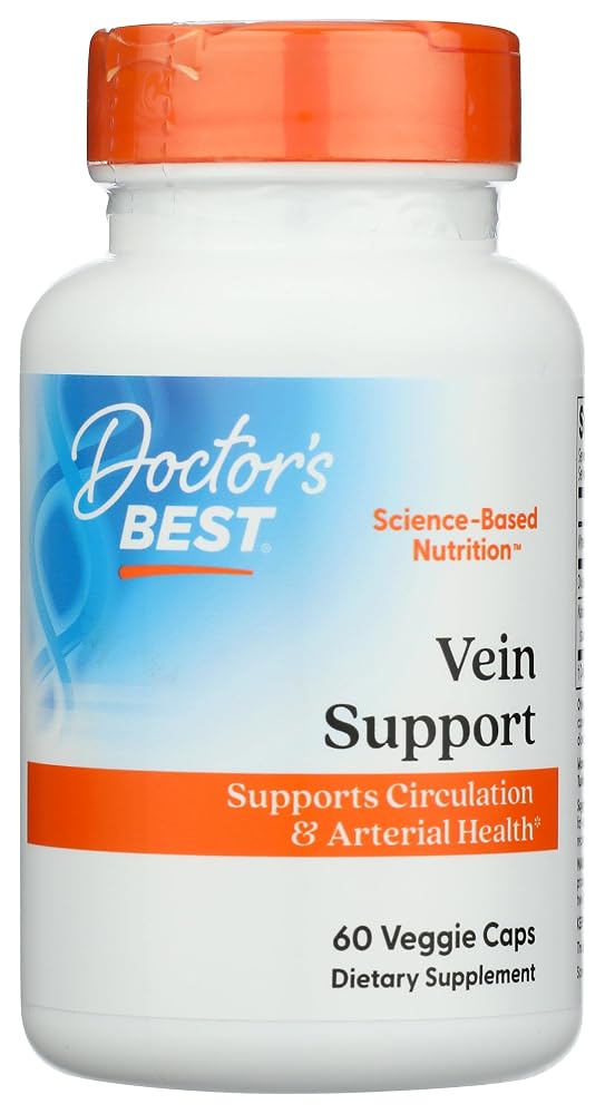 Doctor's BEST Vein Support with DiosVein & MenaQ7 - 60 Capsules