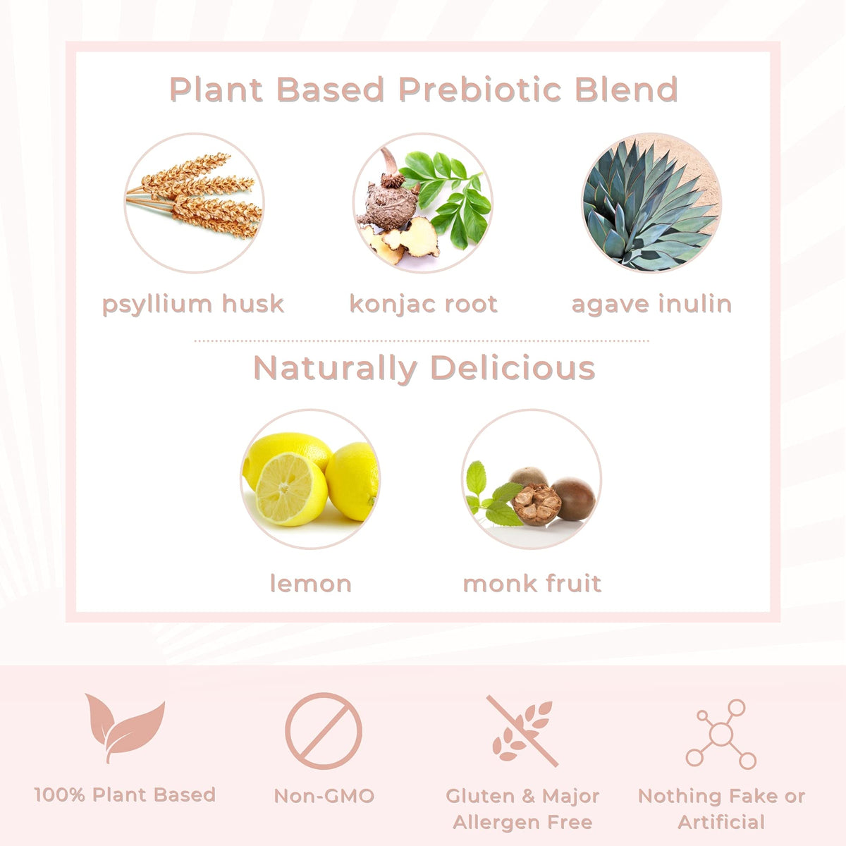Fulli Gutfulli Plant Based Prebiotic Powder Lemonade - 45 Servings - image 3