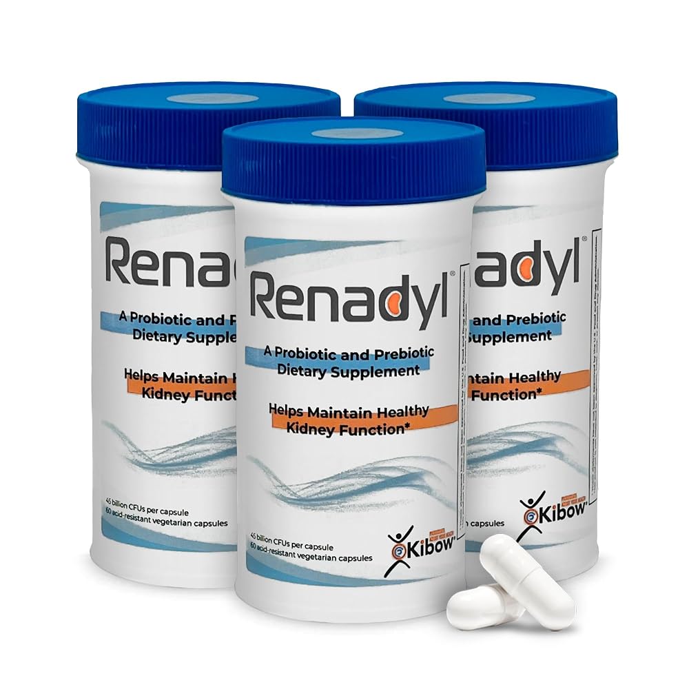 Kibow Renadyl Probiotic Kidney Support - 180 Capsules