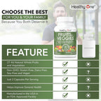 Healthy One Fruits & Veggies 27-in-1 Formula - 120 Capsules - image 5