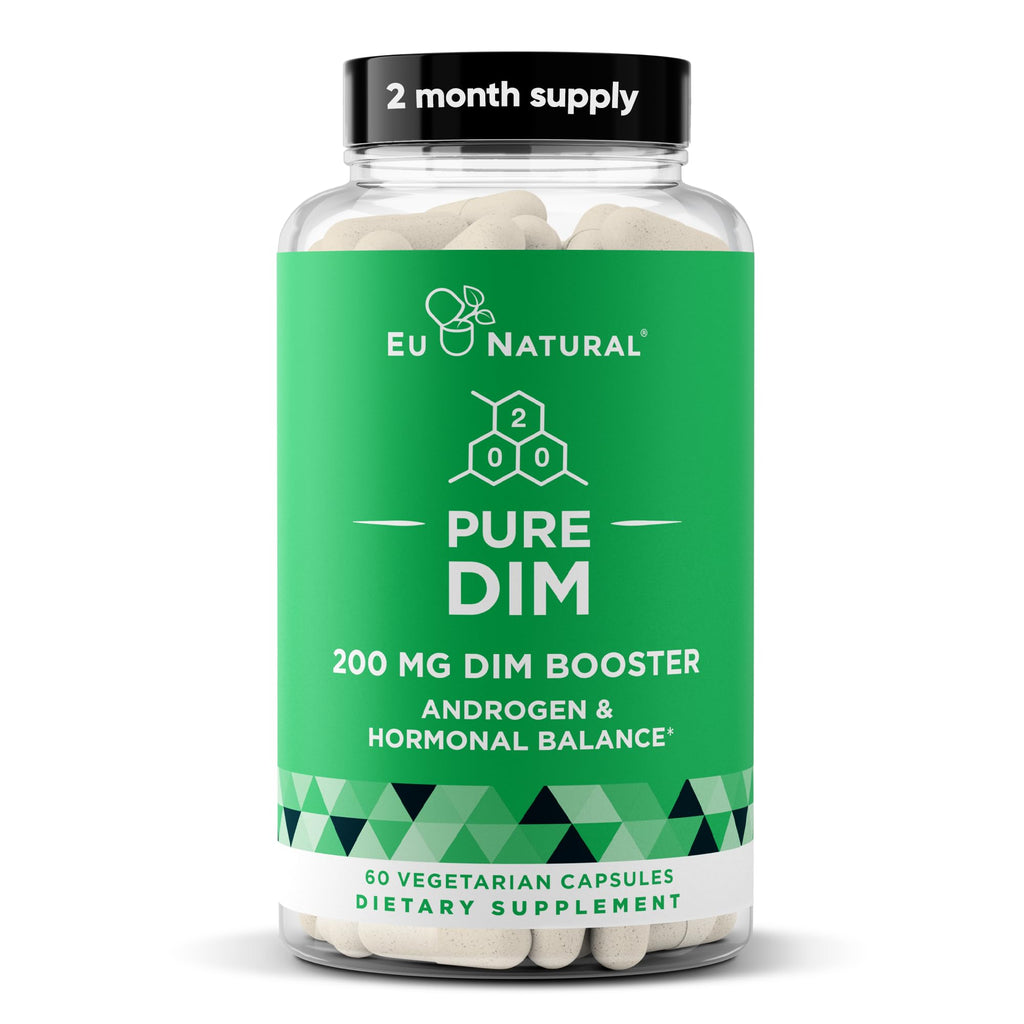Eu Natural DIM Supplement 200mg Hormonal Balance - 60 Vegan Capsules
