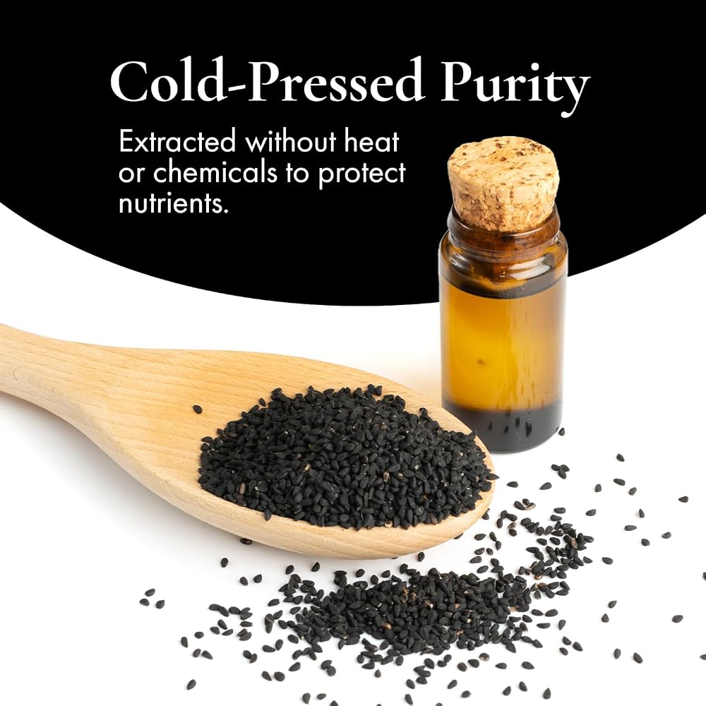 DAS NATURALS Pure Black Seed Oil - 100% Pure Nigella Sativa - Cold - image 4