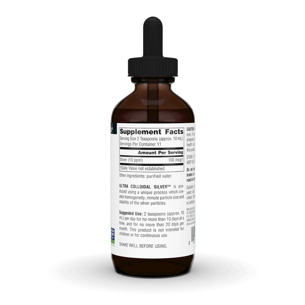 Source Naturals Ultra Colloidal Silver 10 ppm - 4 fl oz - image 3
