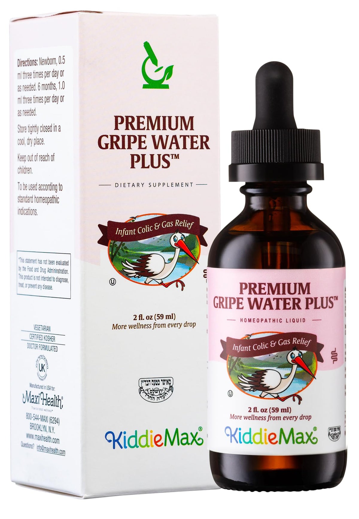 Maxi Health Gripe Water for Babies Colic & Gas Drops - 59 mL - image 5