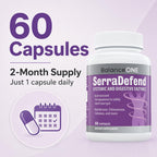 Balance ONE Biofilm Disruptor Serrapeptase Nattokinase - 60 Capsules - image 8