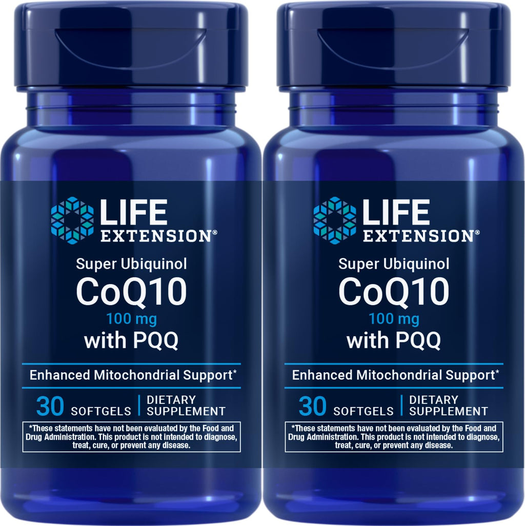 Life Extension Super Ubiquinol CoQ10 with PQQ - 60 Softgels