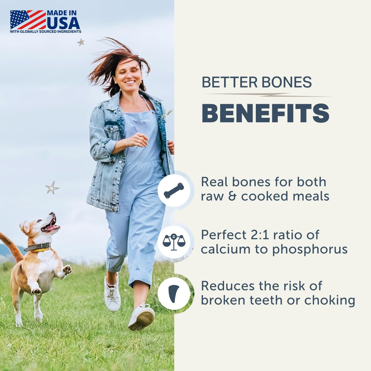 Four Leaf Rover Better Bones Bone Meal for Dogs - 8.04 oz - image 3
