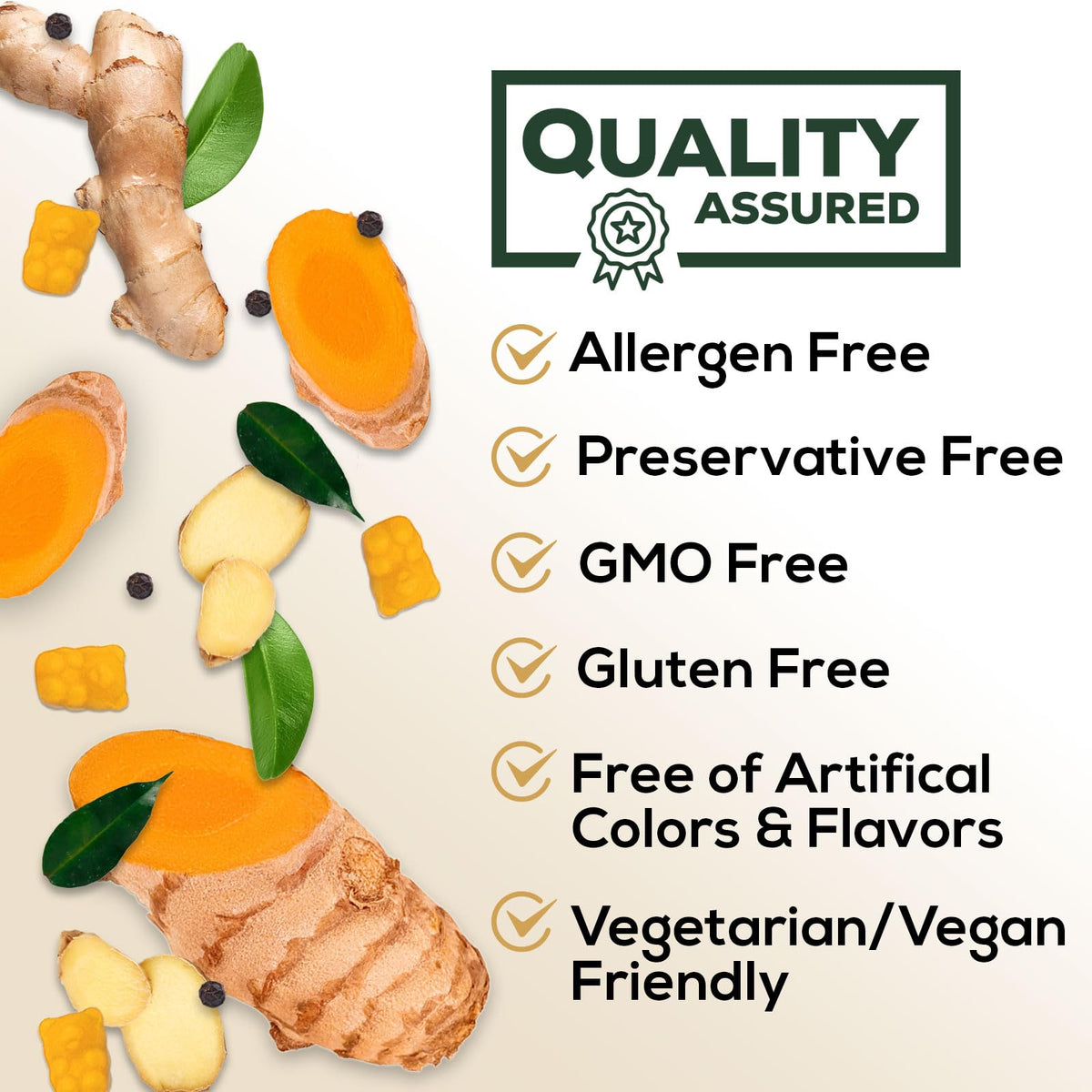 Nature's Nutrition Turmeric Gummies - 95% Curcuminoids - Best