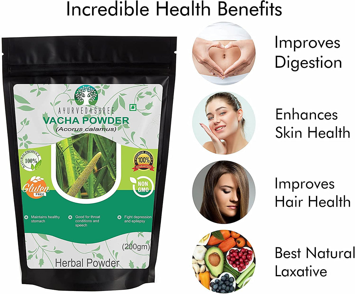 AYURVEDASHREE Calamus Powder Vacha Root - 200g - image 3