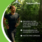 NaturesPlus Herbal Actives Red Yeast Rice & Gugulipid - 120 Capsules - image 3
