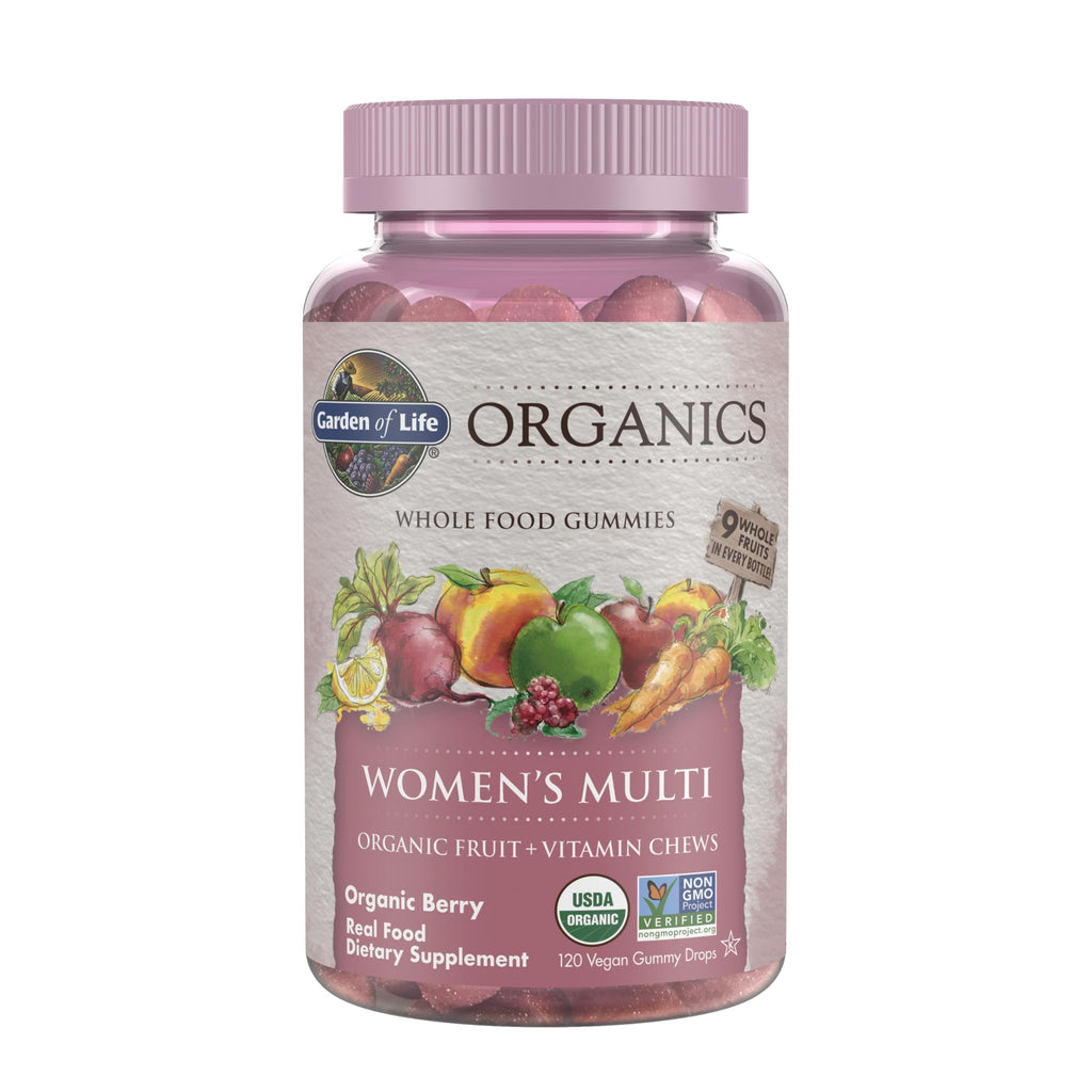 Garden of Life Organics Women's Gummies Multivitamin Berry - 120 Gummies