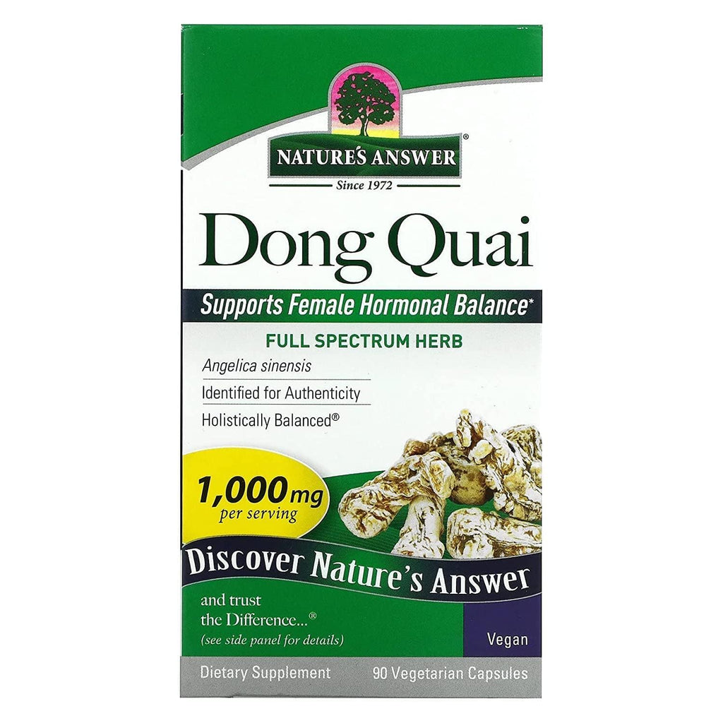 Nature's Answer Dong Quai Root 1000mg Female Balance - 90 Vegetarian Capsules
