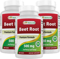 Best Naturals Beet Root Powder 500 mg - 180 Vegetarian Capsules