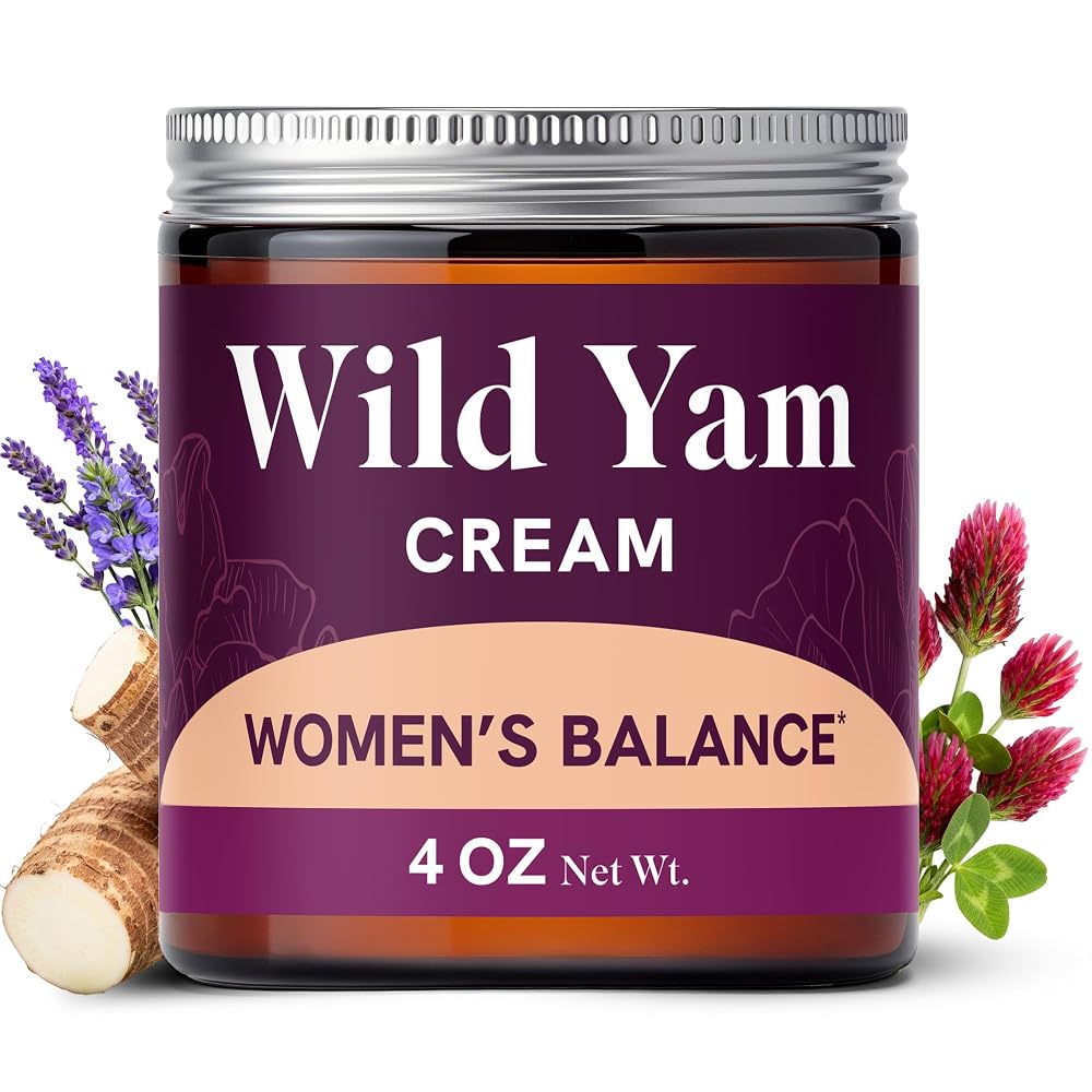 SMNutrition Wild Yam Cream for Hormone Balance - 4 Fl Oz