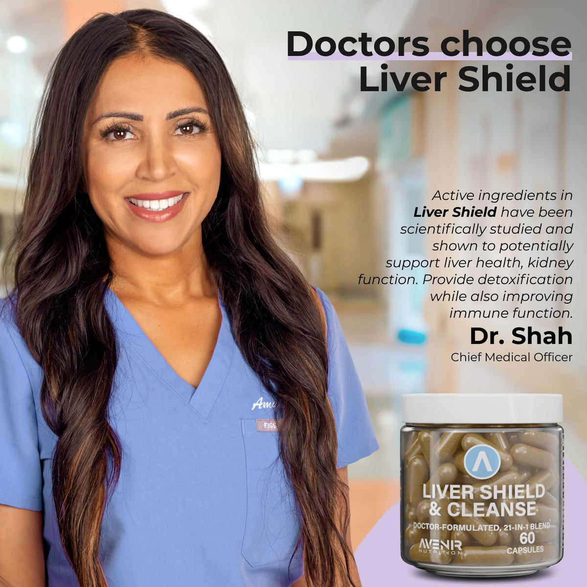 Avenir Nutrition Liver Shield & Cleanse - Powerful Herbal Liver