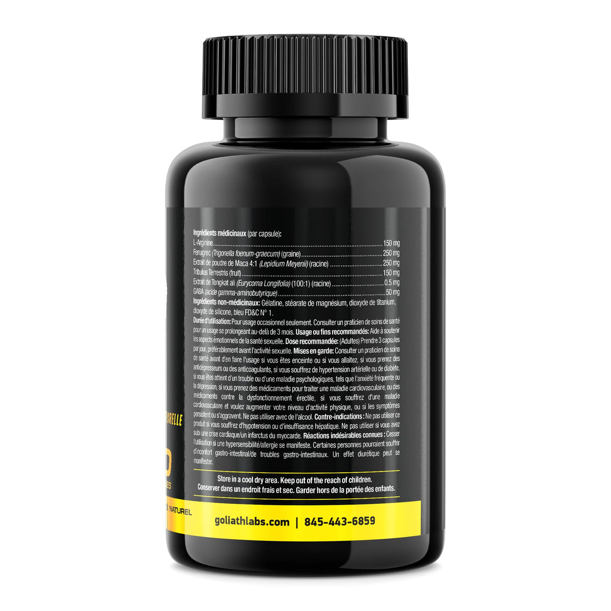 Goliath Labs Men's Multivitamin with Maca & Tribulus - 60 Vegetarian Capsules - image 2