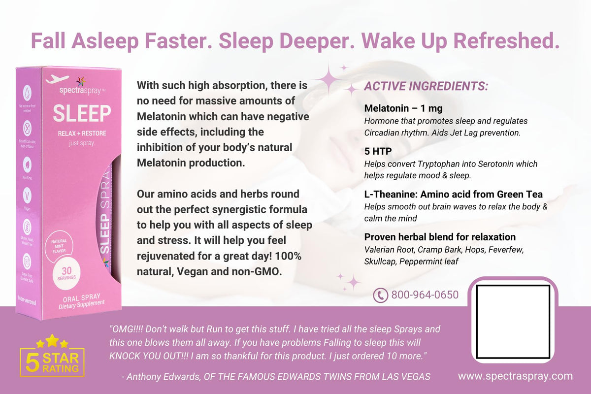 Spectraspray Sleep Support Spray - 30 Day Supply - image 7