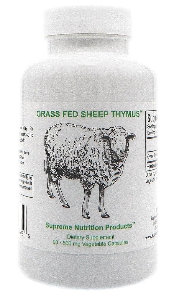 Supreme Nutrition Sheep Thymus - 100% Grass Fed and Finished in New