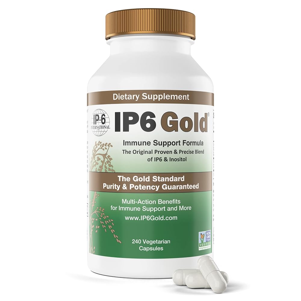 IP6 Gold Inositol Immune Support Formula - 240 Vegetarian Capsules
