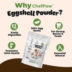 Innovet Pet Products ChefPaw Eggshell Powder for Dogs Calcium Supplement - 8oz - image 5