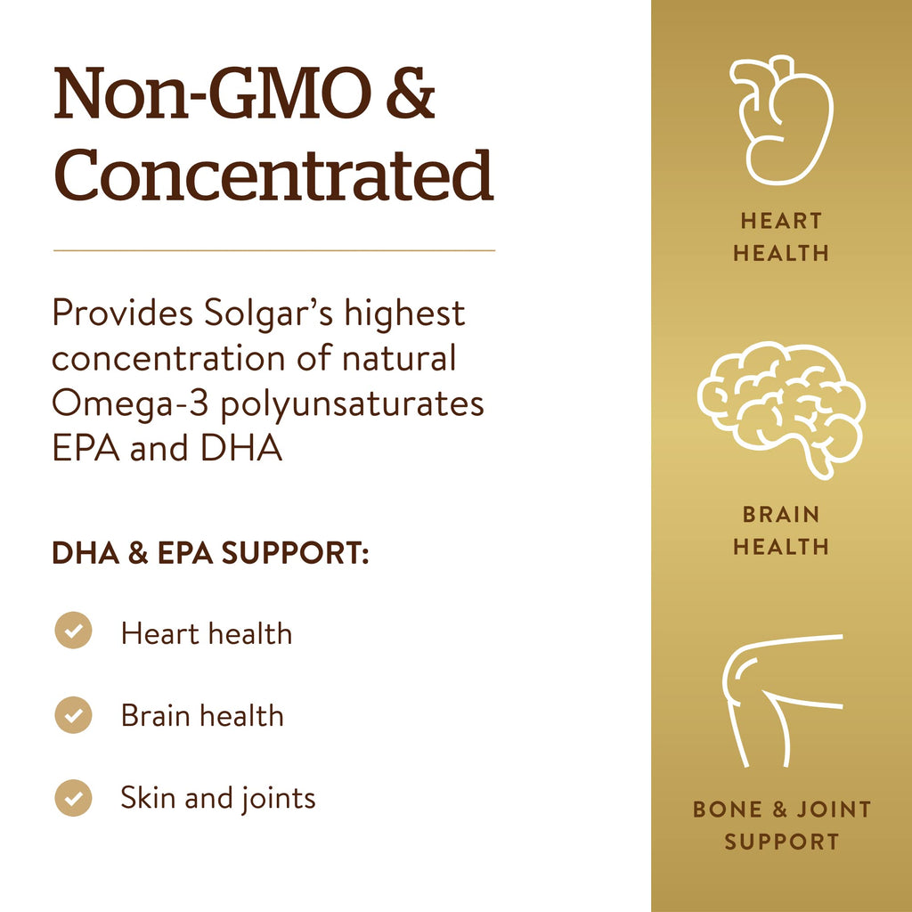 Solgar Triple Strength Omega-3 950 mg - 100 Softgels - image 4