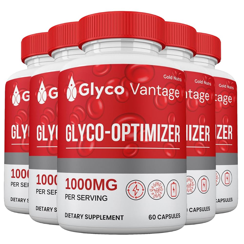 Gold Nutra Glyco Vantage Glyco Optimizer Capsules Blood Support - 5 Pack