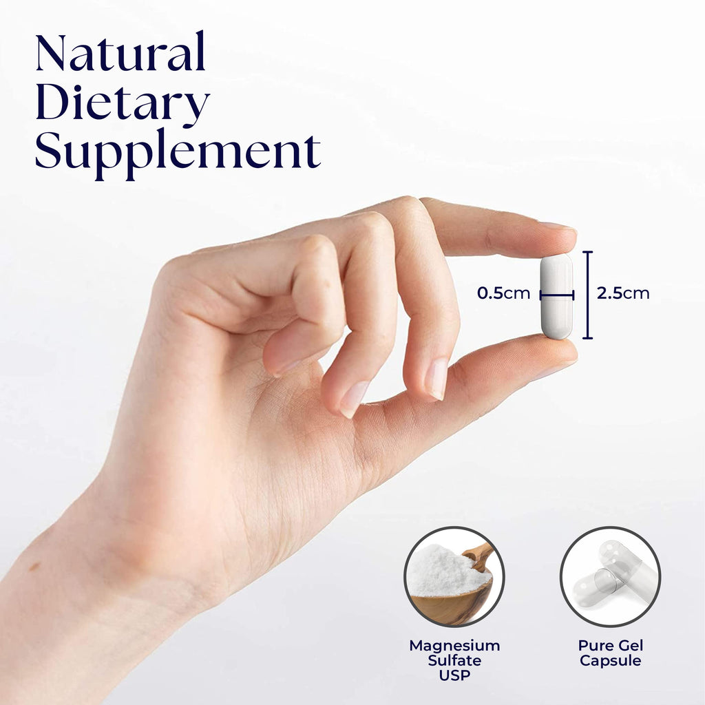 Dr Clark Magnesium Sulfate USP 1030mg - 100 Capsules - image 6
