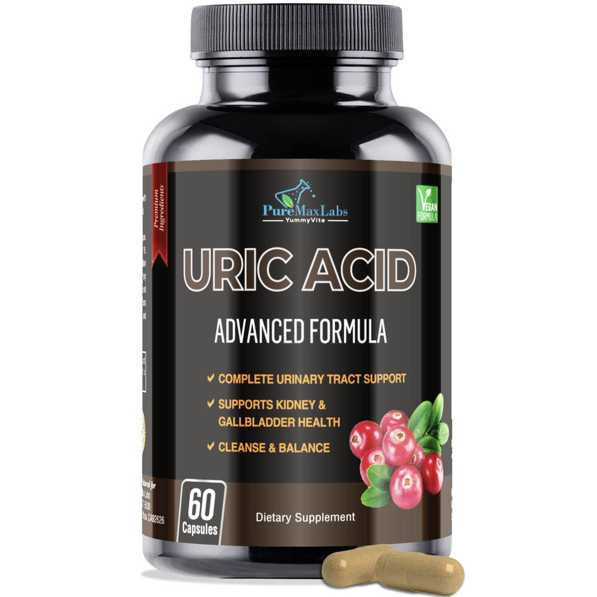 YUMMYVITE Uric Acid Advanced Formula - 60 Capsules