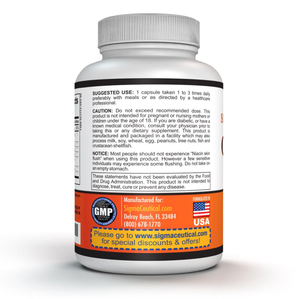 Sigmaceutical Diosmin Circulation Supplement for Leg Vein Support - 90 Capsules - image 4