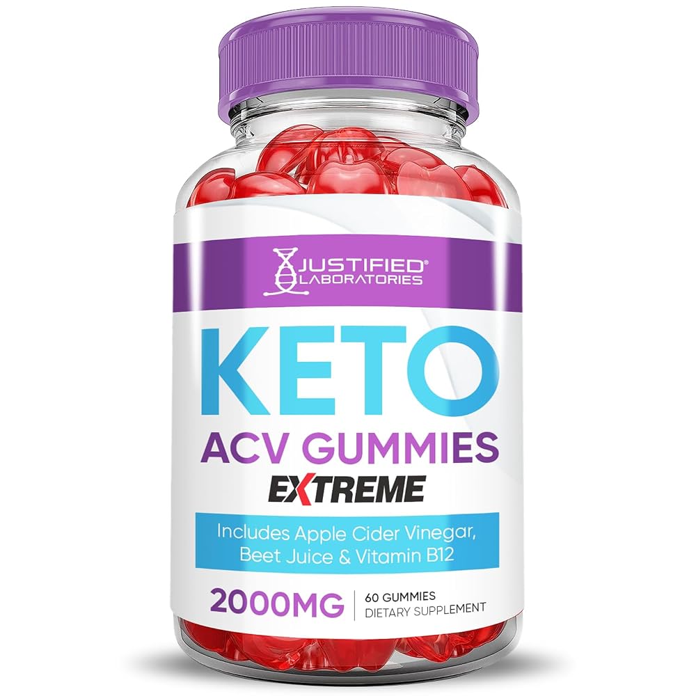 Justified Laboratories Keto ACV Gummies Advanced Support 2000MG - 120 Gummies - image 3
