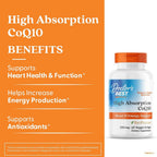 Doctor's Best High Absorption CoQ10 200mg - 60 Vegetarian Softgels - image 3