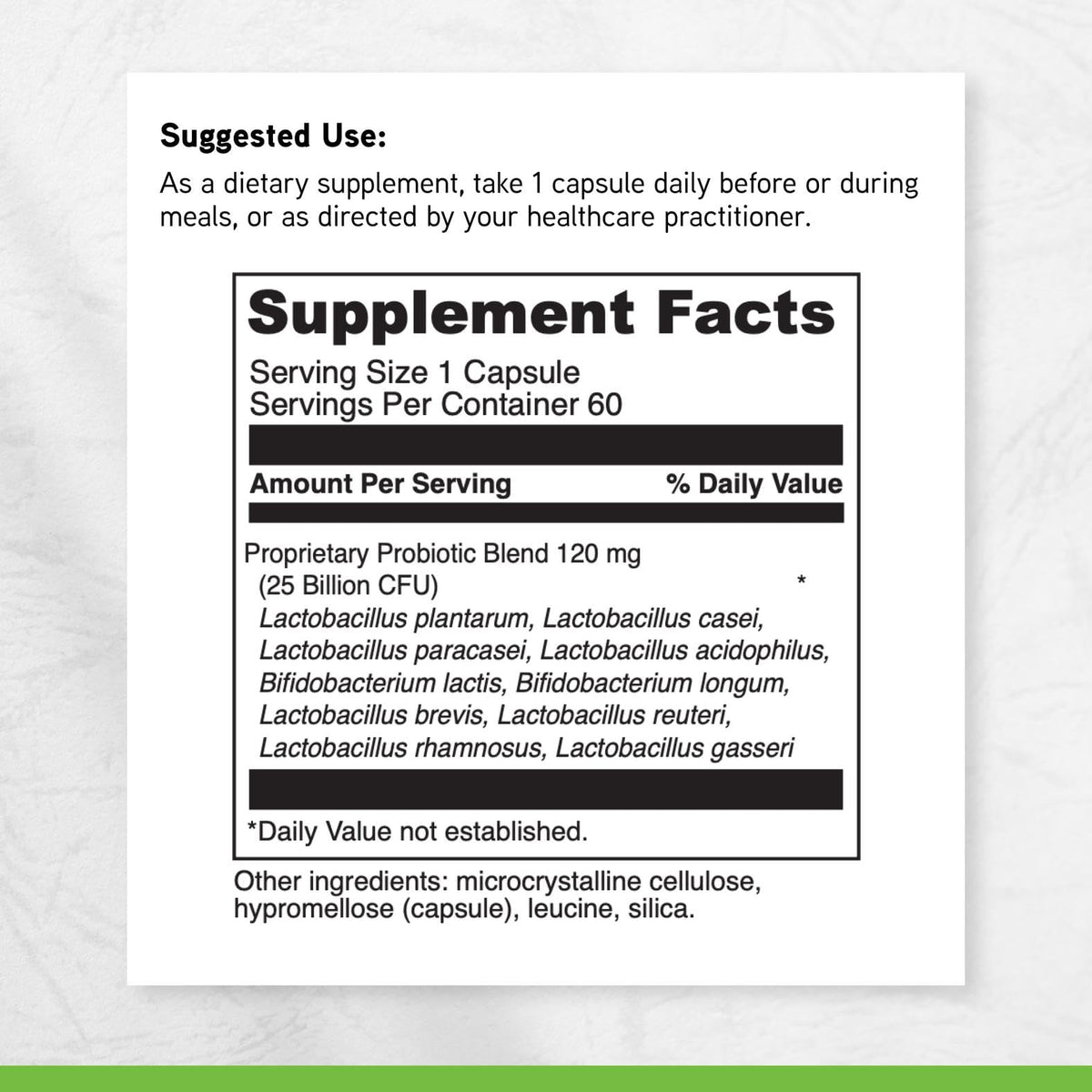 DaVinci Labs Daily Best Probiotic 25 Billion CFU - 60 Capsules - image 6